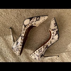 Steve Madden Snake Skin Stilettos